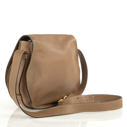 Chloe Calfskin Medium Marcie Round Crossbody Bag Nut 3 of 9