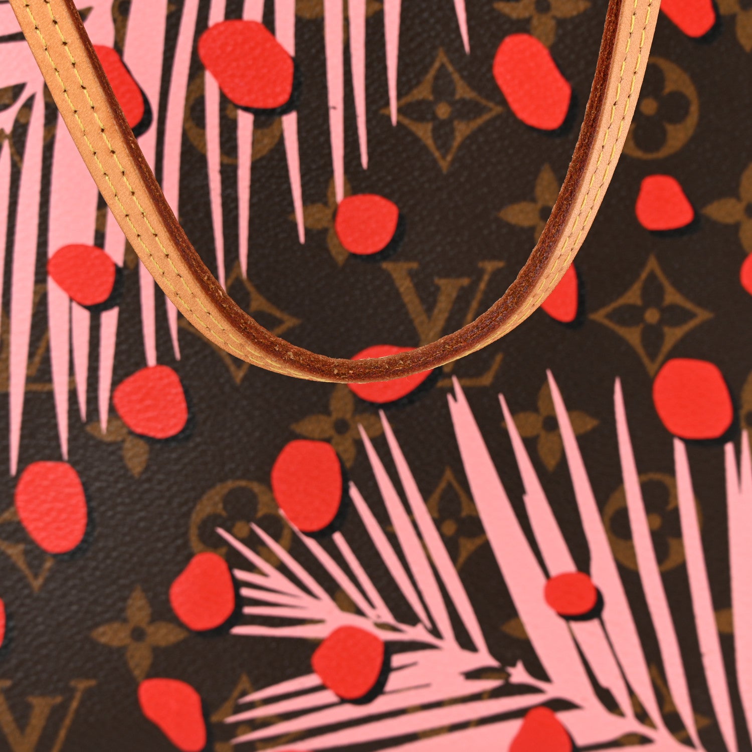 Louis Vuitton Monogram Jungle Dots Neo Neverfull MM Sugar Pink Poppy 15 of 16