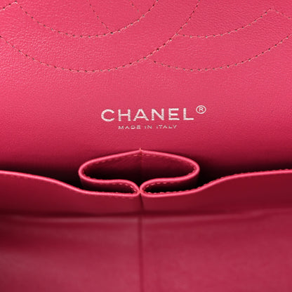 Chanel Patent Quilted Jumbo Double Flap Pink 6 of 10