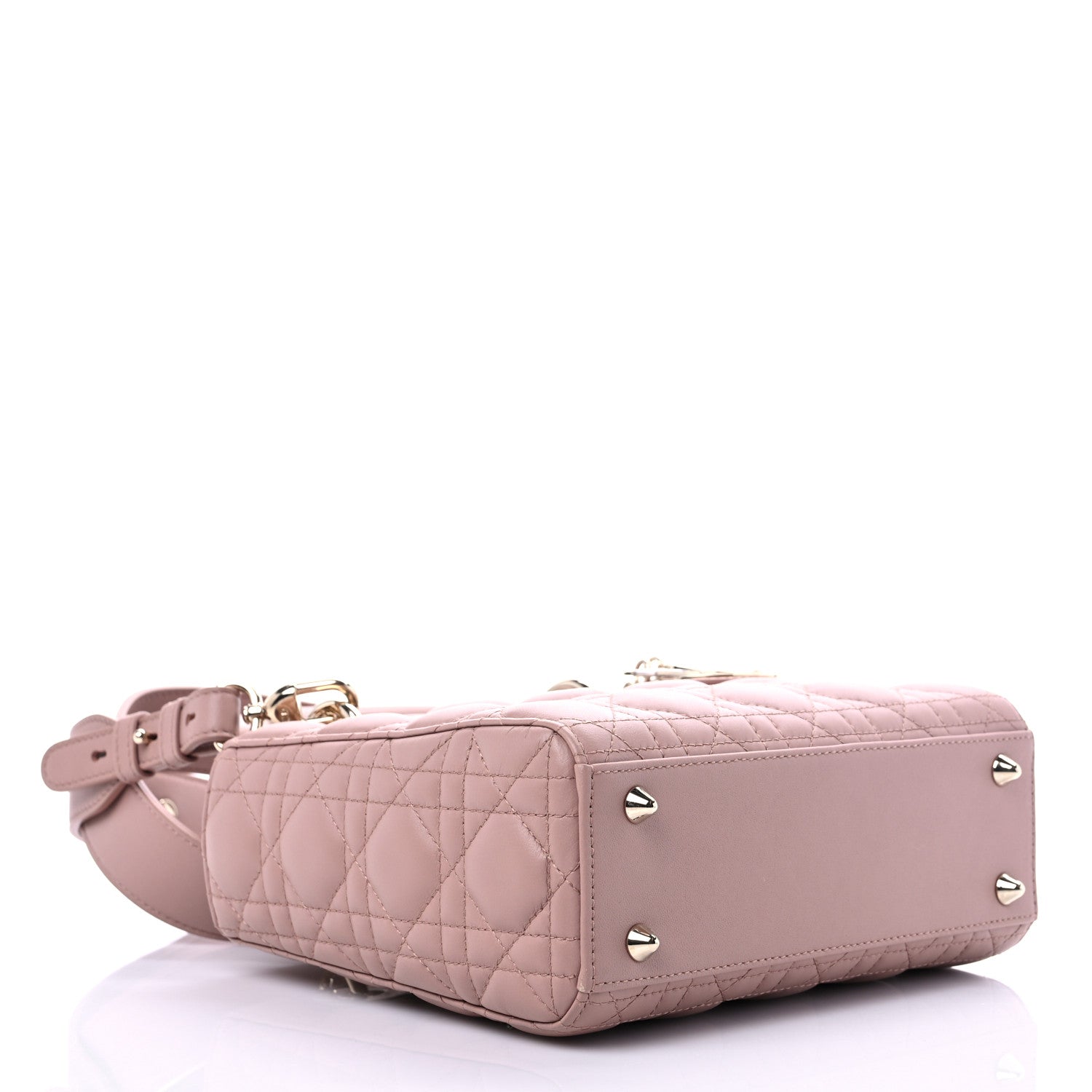 Christian Dior Lambskin Cannage Lady Dior Fard 3 of 8