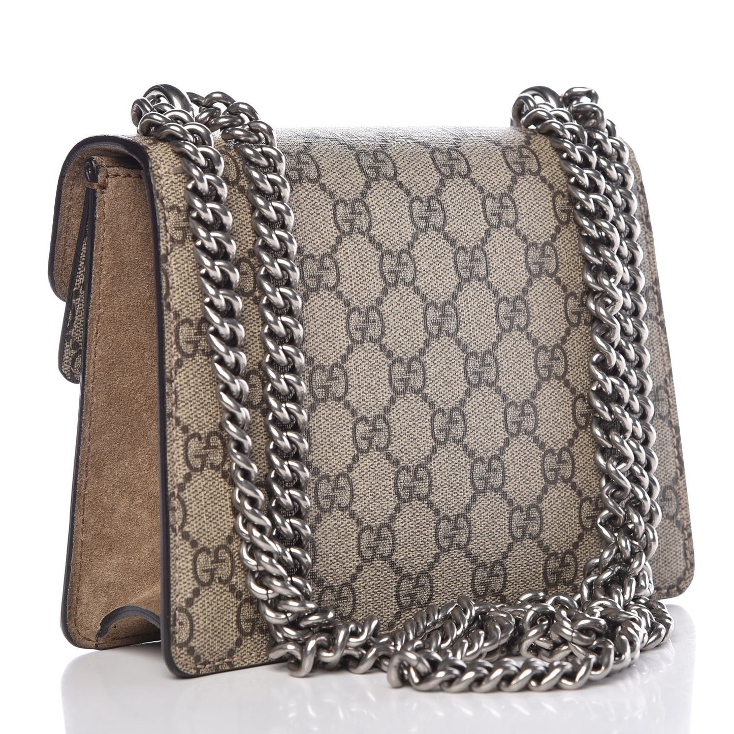 GG Supreme Monogram Mini Dionysus Shoulder Bag Taupe