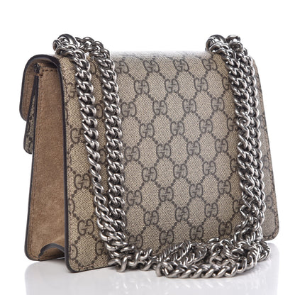Gucci GG Supreme Monogram Mini Dionysus Shoulder Bag Taupe 3 of 12