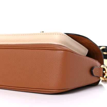 Louis Vuitton Grained Calfskin Lockme Tender Chataigne Brown 7 of 8