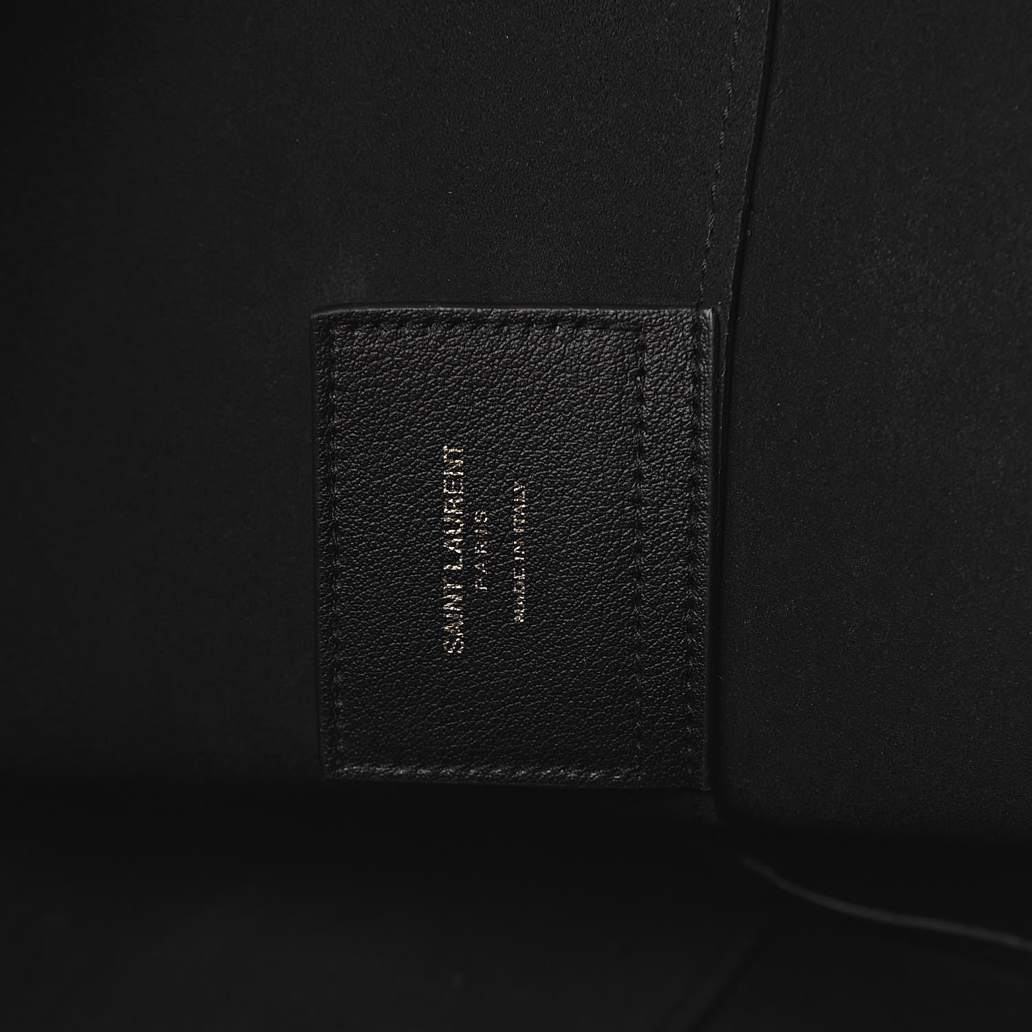 Saint Laurent Calfskin Large Shopping Tote Black 7 of 10