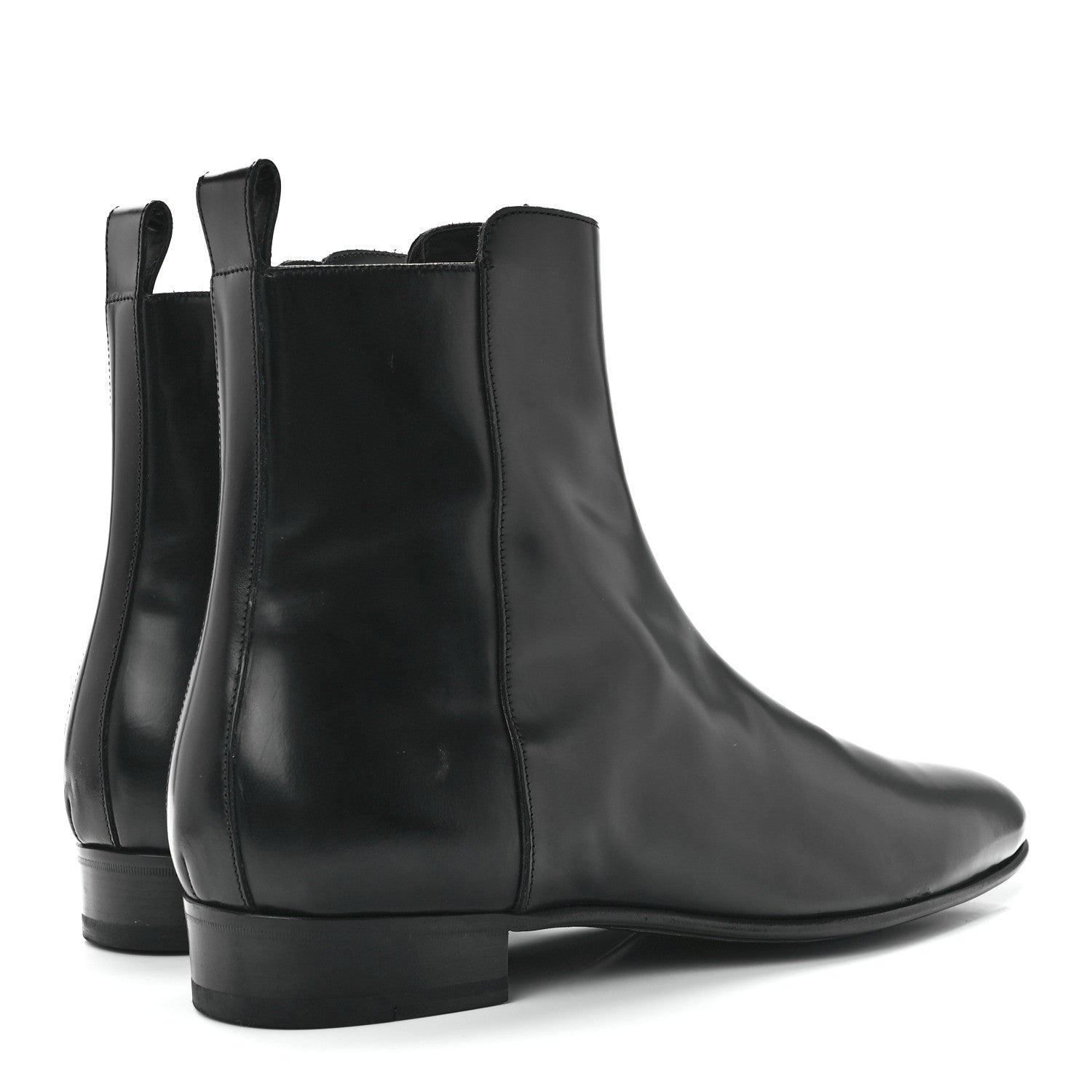 Saint Laurent Calfskin Mens Eli 25 Bootie 44 Black 4 of 8