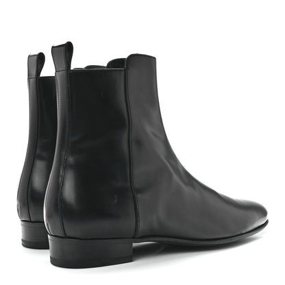 Saint Laurent Calfskin Mens Eli 25 Bootie 44 Black 4 of 8