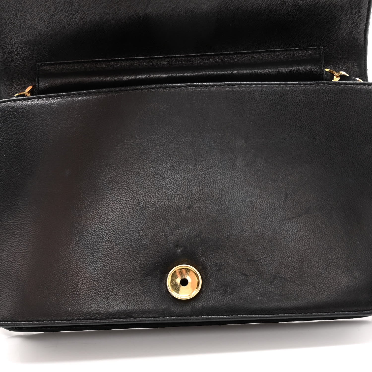 Chanel Lambskin Quilted Small Single Flap Black 11 of 12