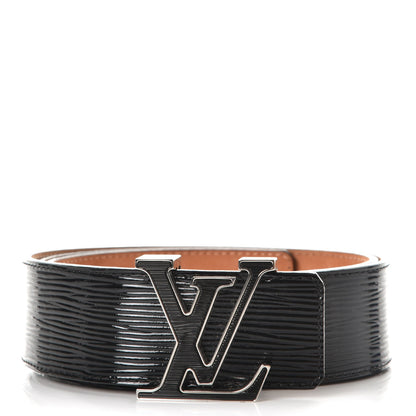 Louis Vuitton Epi Electric 40mm LV Initiales Belt 90 36 Black 1 of 11