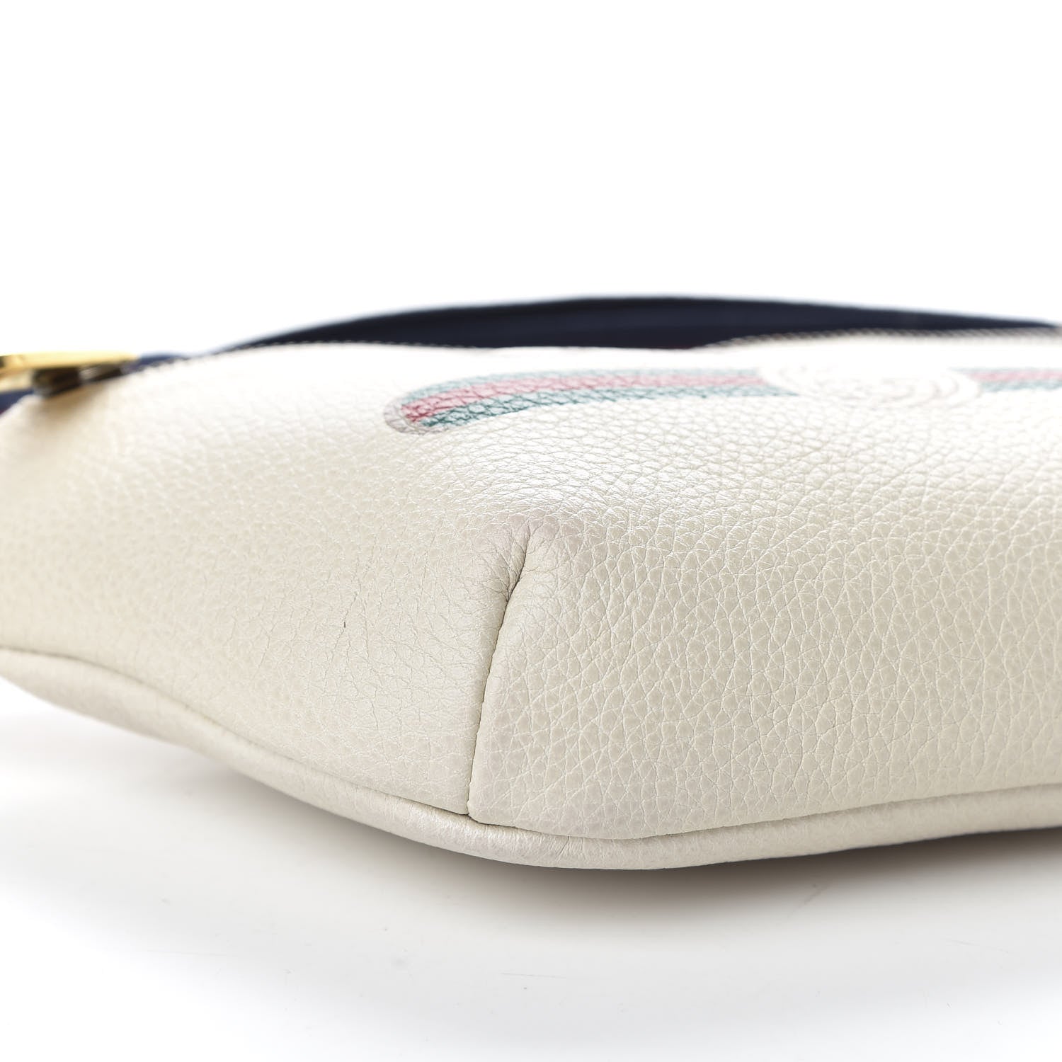 Gucci Grained Calfskin Small Logo Belt Bag White 7 of 11