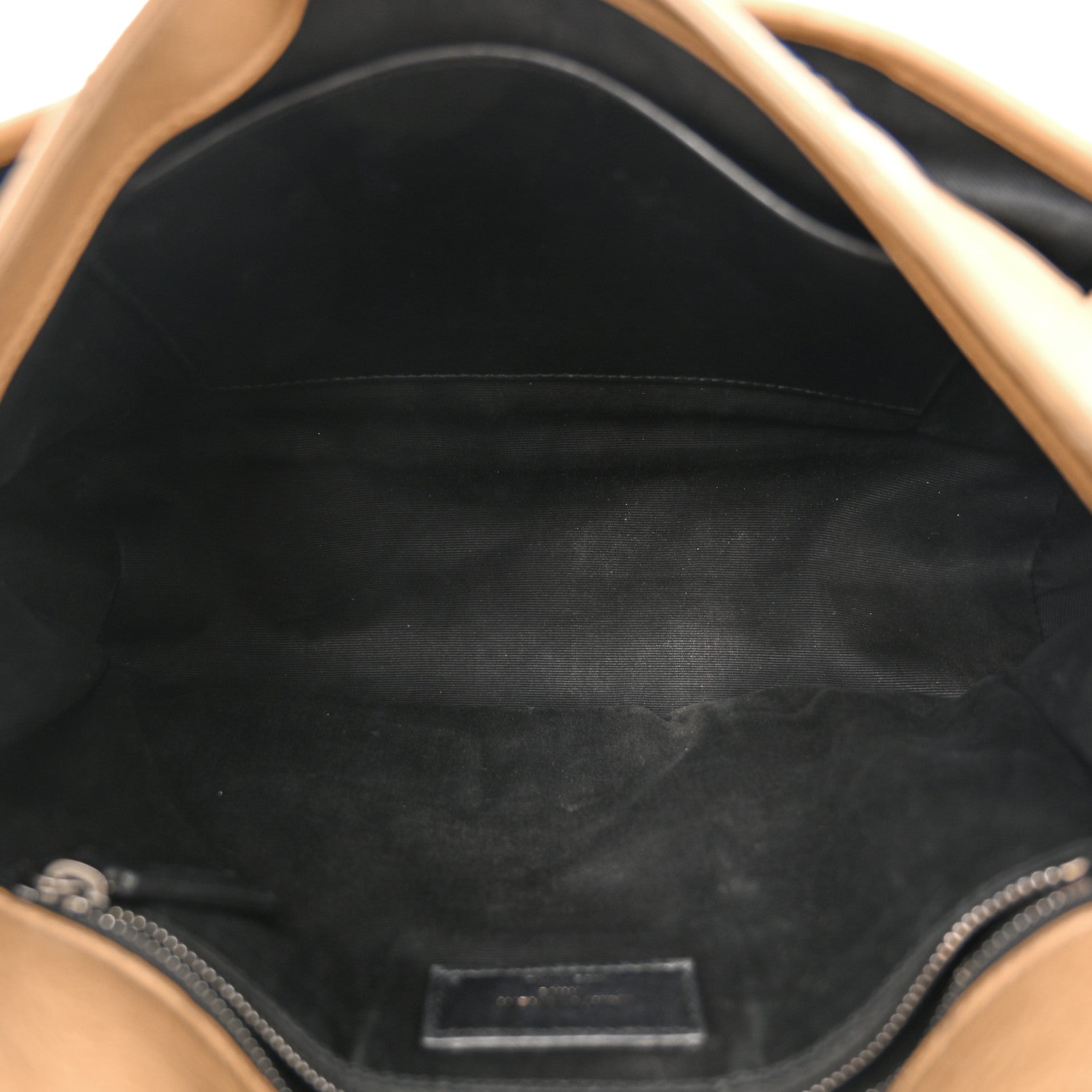 Saint Laurent Crinkled Calfskin Matelasse Monogram Medium Niki Chain Satchel Natural 5 of 13