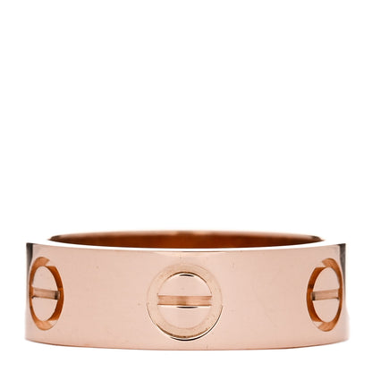 Cartier 18K Pink Gold 5.5mm LOVE Ring 48 4.5 1 of 4