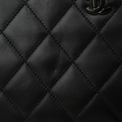 Chanel Lambskin Bekko Chain Large Shoulder Bag Black 12 of 13