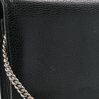 Gucci Calfskin Mini Dionysus Chain Wallet Black 12 of 16