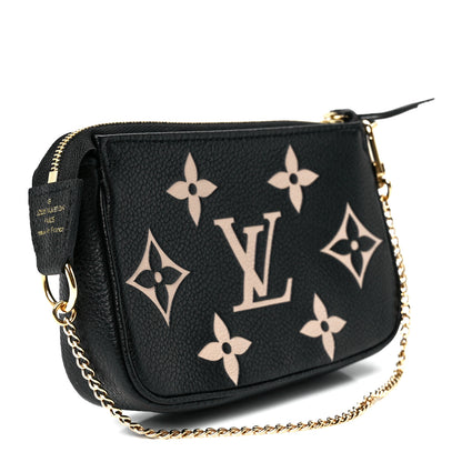 Louis Vuitton Empreinte Monogram Giant Mini Pochette Accessories Black 2 of 10