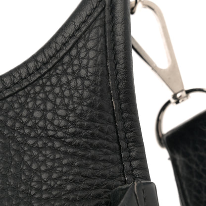 Hermes Taurillon Clemence Evelyne II PM Black 12 of 13