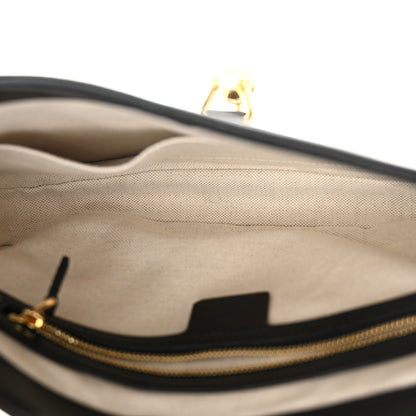Gucci Boarded Dyana Lux Calfskin Bi-Color Small Jackie 1961 Hobo Mystic White Black 5 of 11