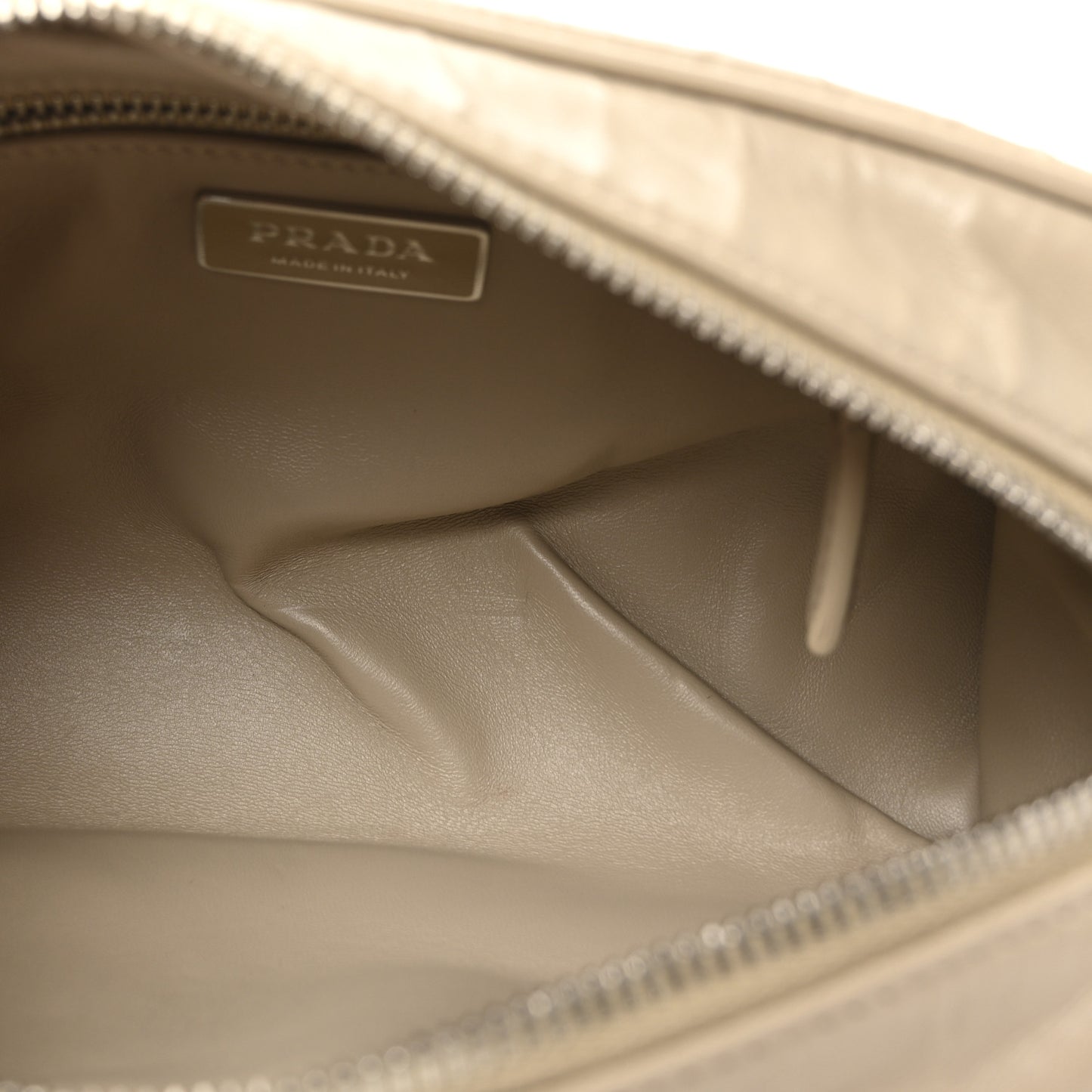 Nappa Antique Multi-Pocket Shoulder Bag Deserto