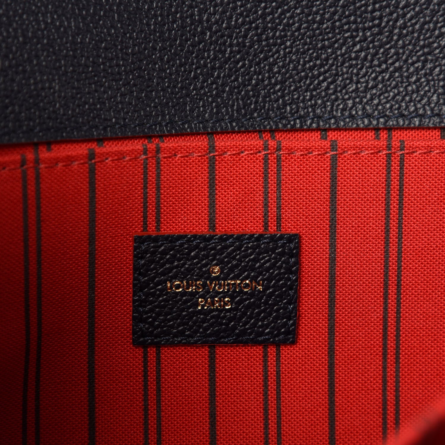 Louis Vuitton Empreinte Pochette Metis Marine Rouge 9 of 11