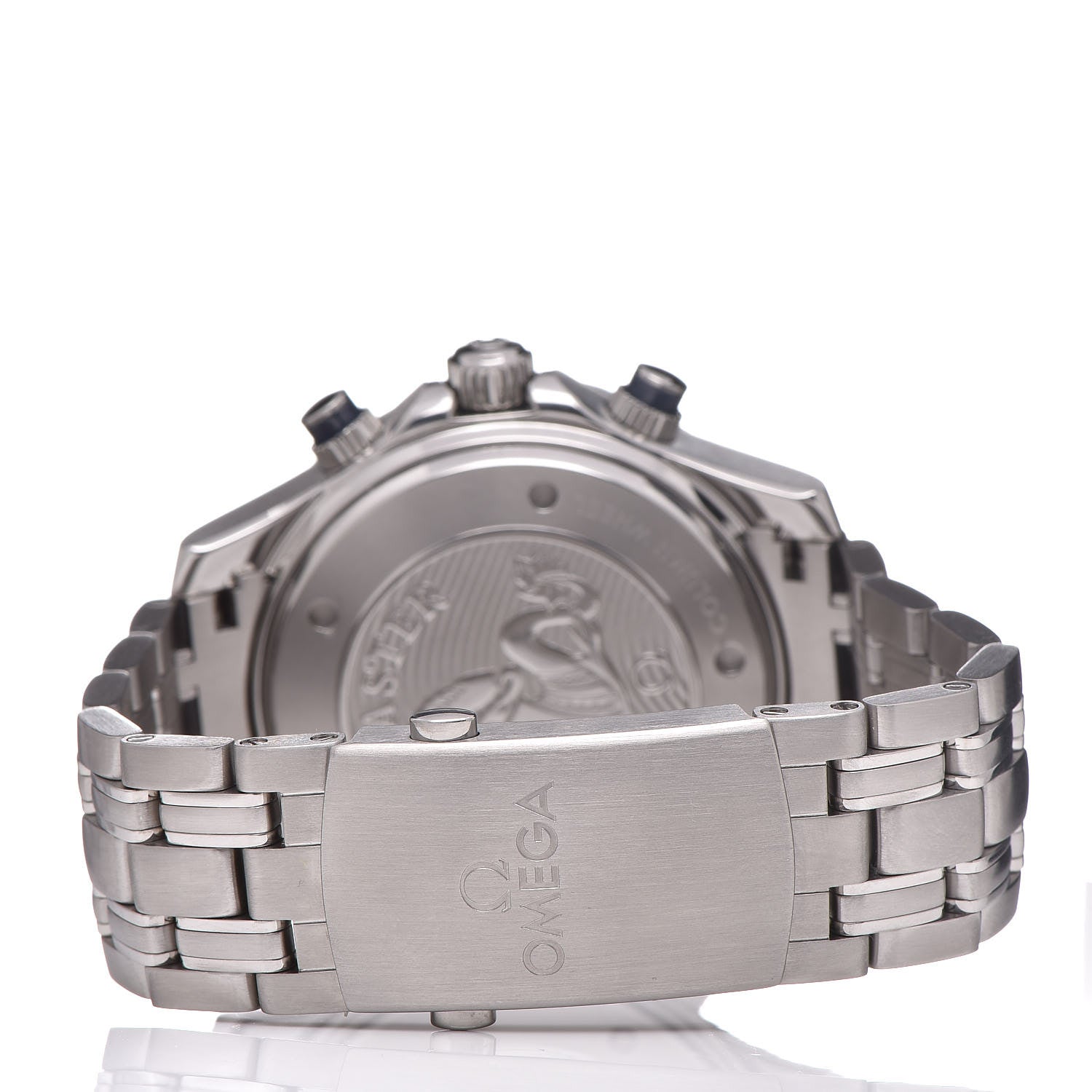 Omega Stainless Steel 44mm Seamaster Chronograph Automatic Watch Blue 212.30.44.50.03.001 4 of 8