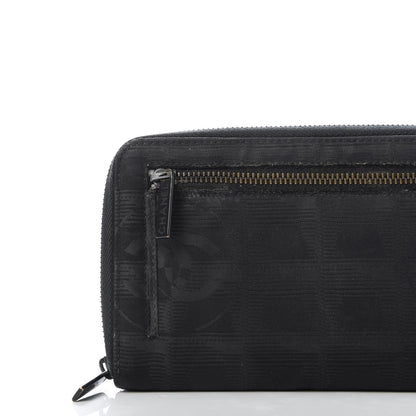 Chanel Nylon Travel Zip Around Wallet Black 11 of 11