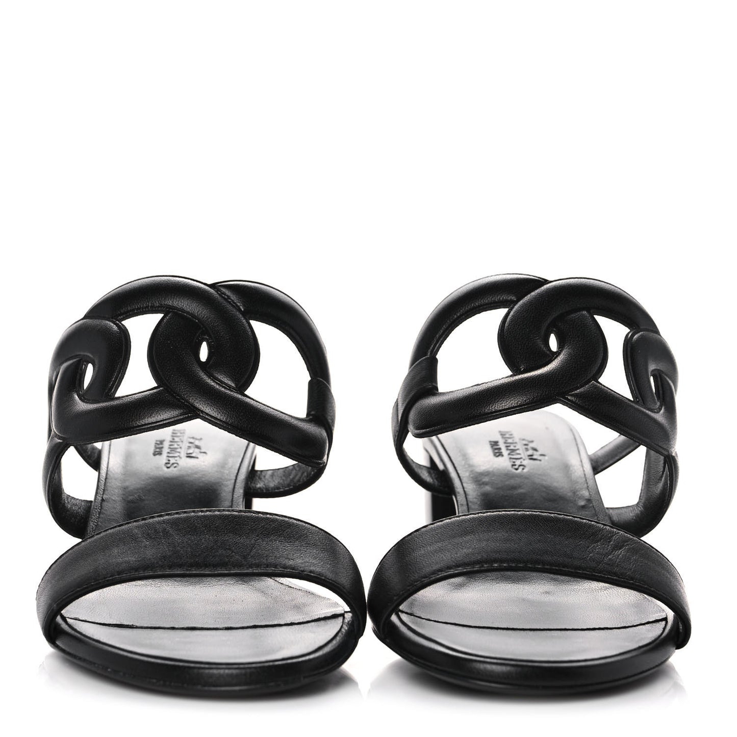 Nappa Bikini Sandals 36 Black
