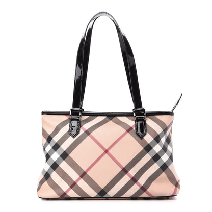 Burberry Supernova Check Regent Tote Black 1 of 10