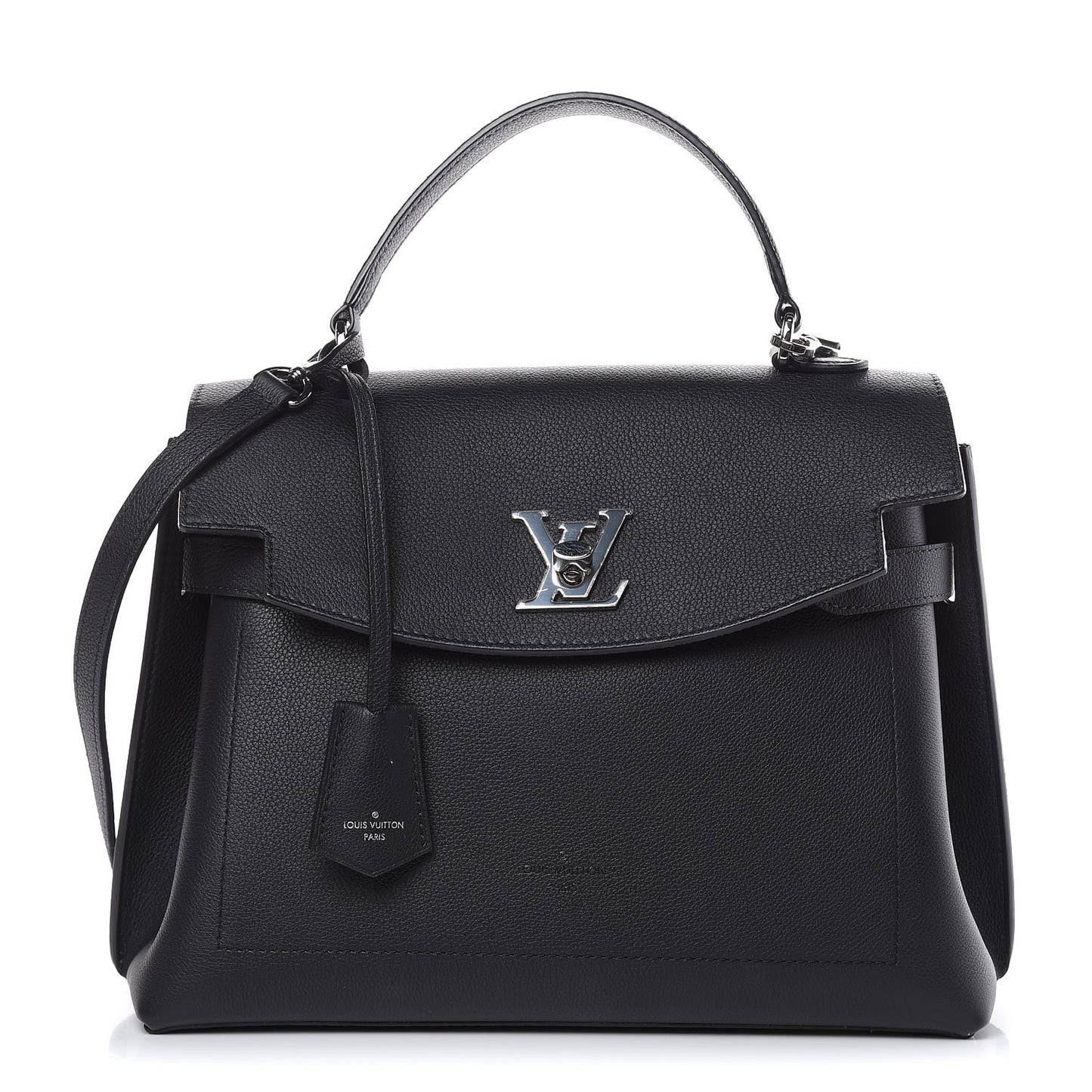 Soft Calfskin Lockme Ever Black