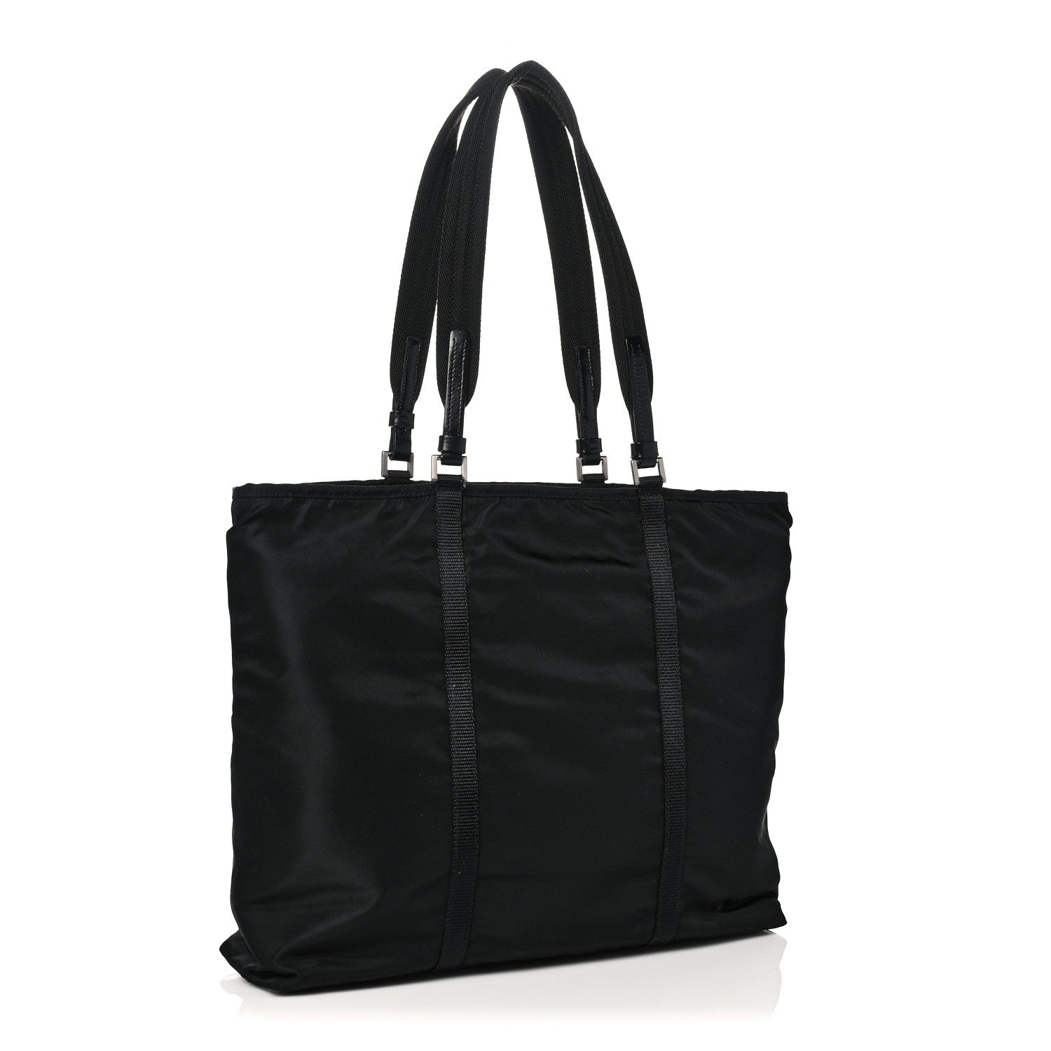 Prada Tessuto Nylon Tote Black 3 of 12