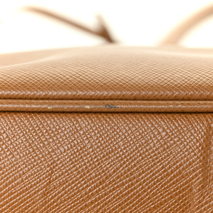 Prada Saffiano Large Galleria Double Zip Tote Caramel 31 of 32