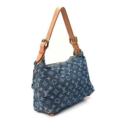 Louis Vuitton Monogram Denim Baggy PM Blue 3 of 10