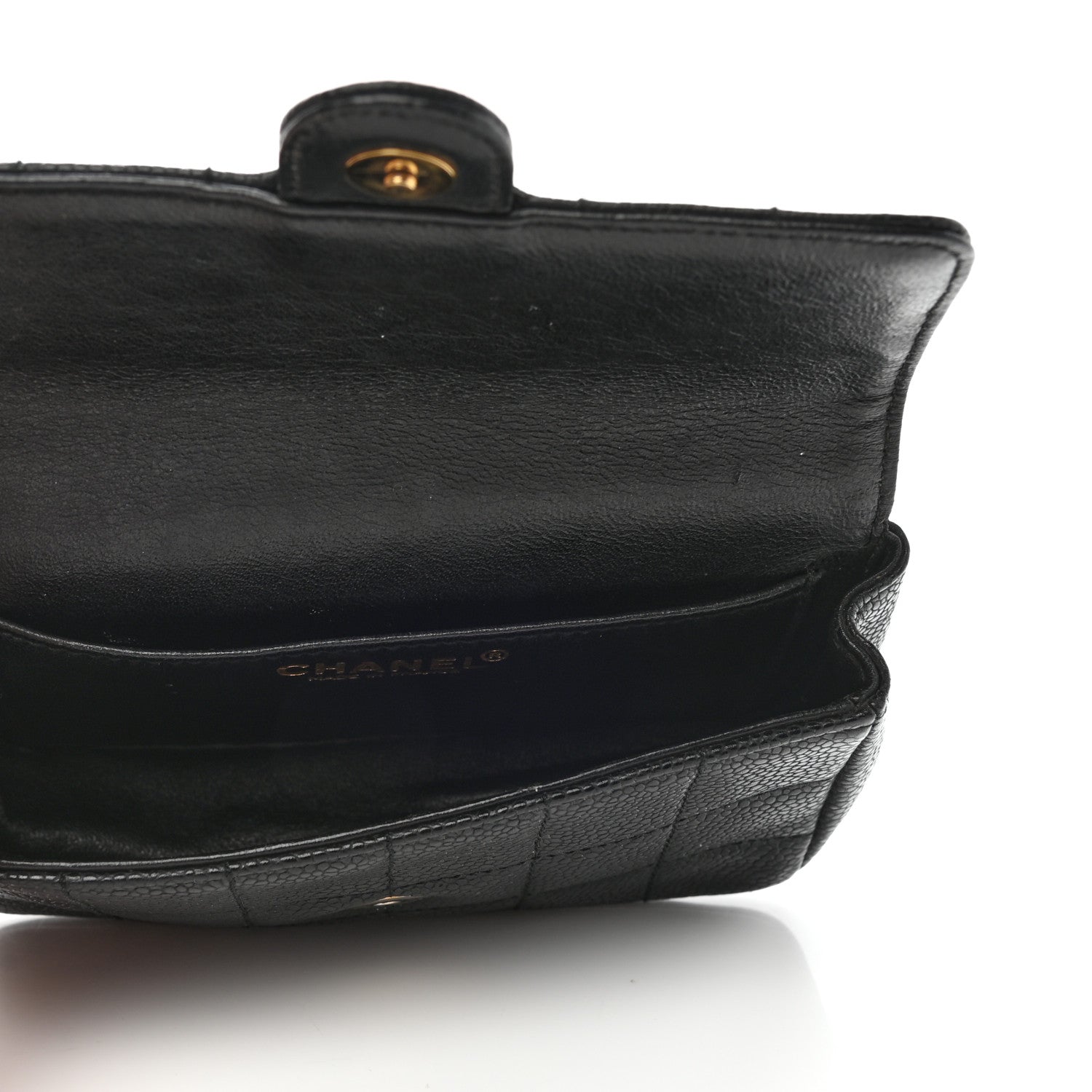 Chanel Caviar Square Stitched Belt Bag Black 5 of 8