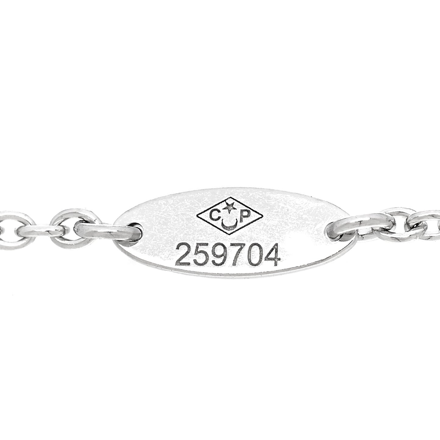 18K White Gold Diamond XS Rose Des Vents Bracelet