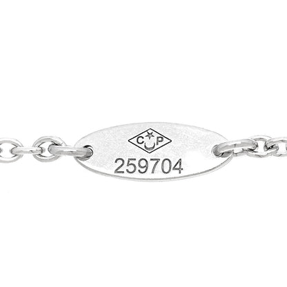 Christian Dior 18K White Gold Diamond XS Rose Des Vents Bracelet 5 of 6