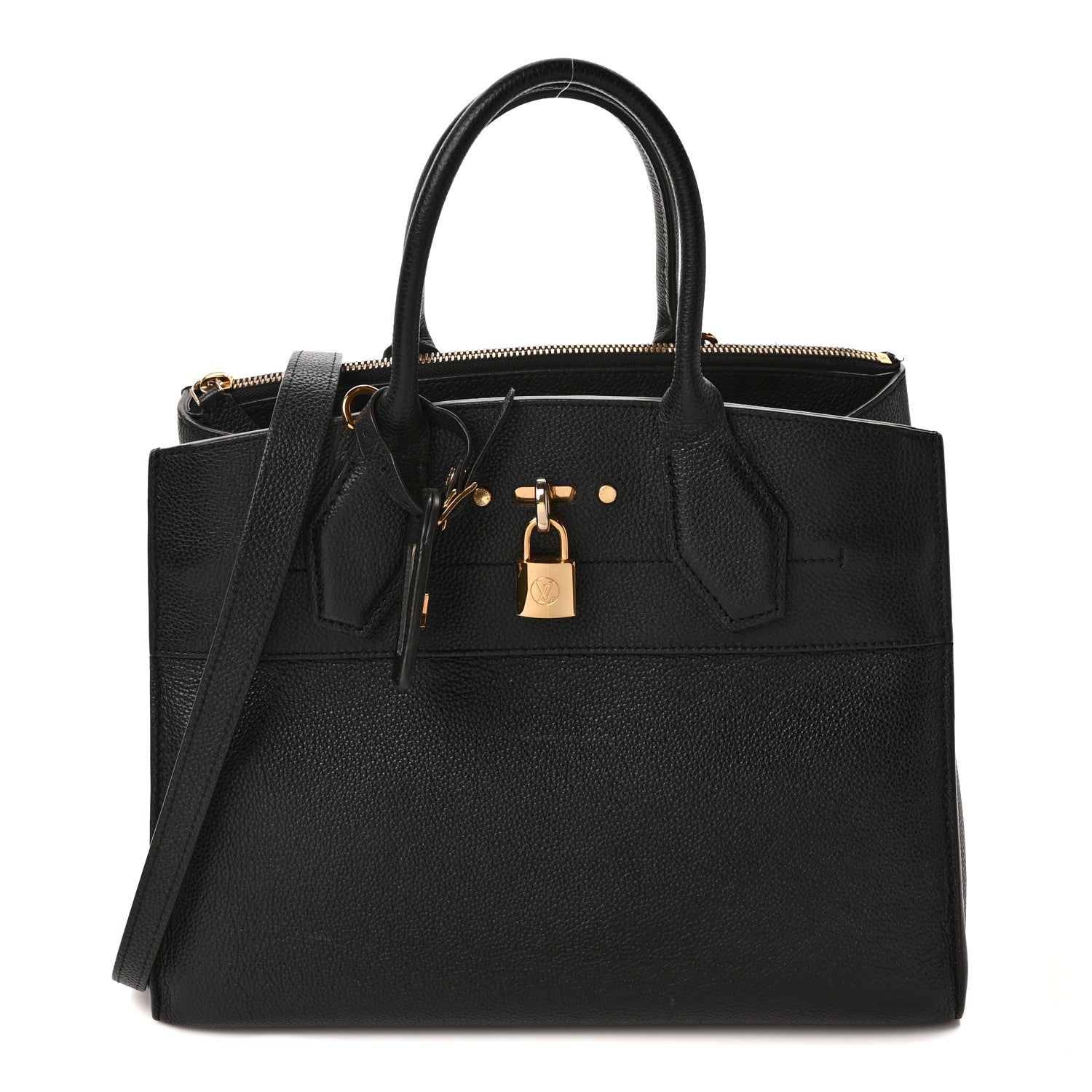 Louis Vuitton Taurillon City Steamer PM Black 1 of 8