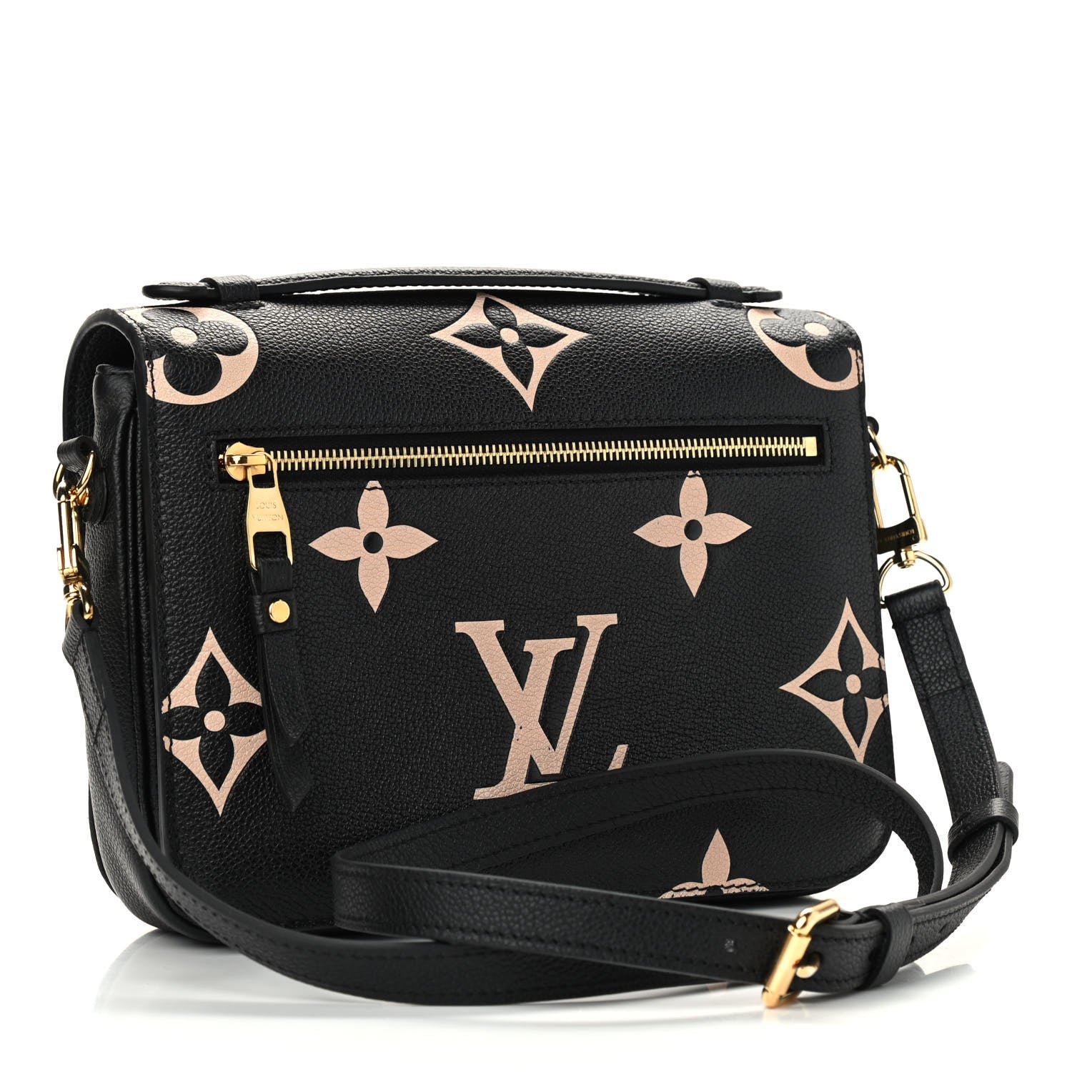 Louis Vuitton Empreinte Monogram Giant Pochette Metis Black Beige 3 of 8