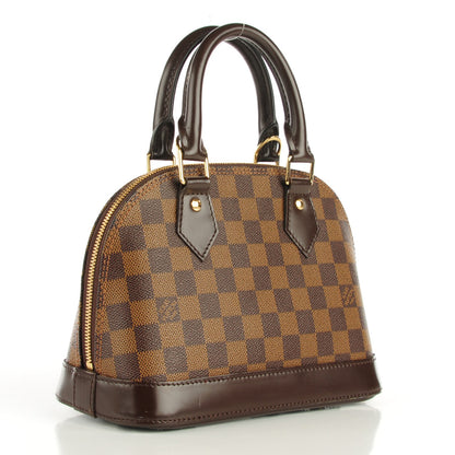Louis Vuitton Damier Ebene Alma BB 3 of 8