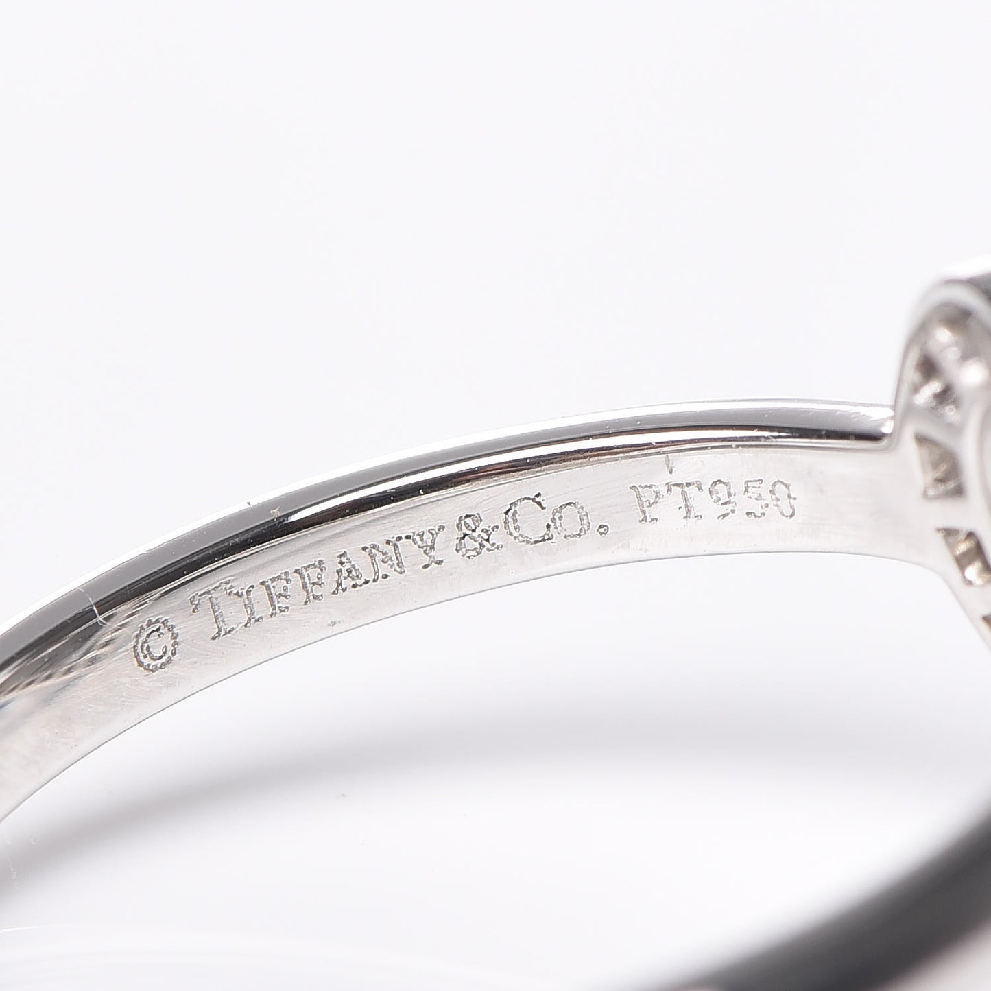 Platinum Diamond Heart Ring 47 4
