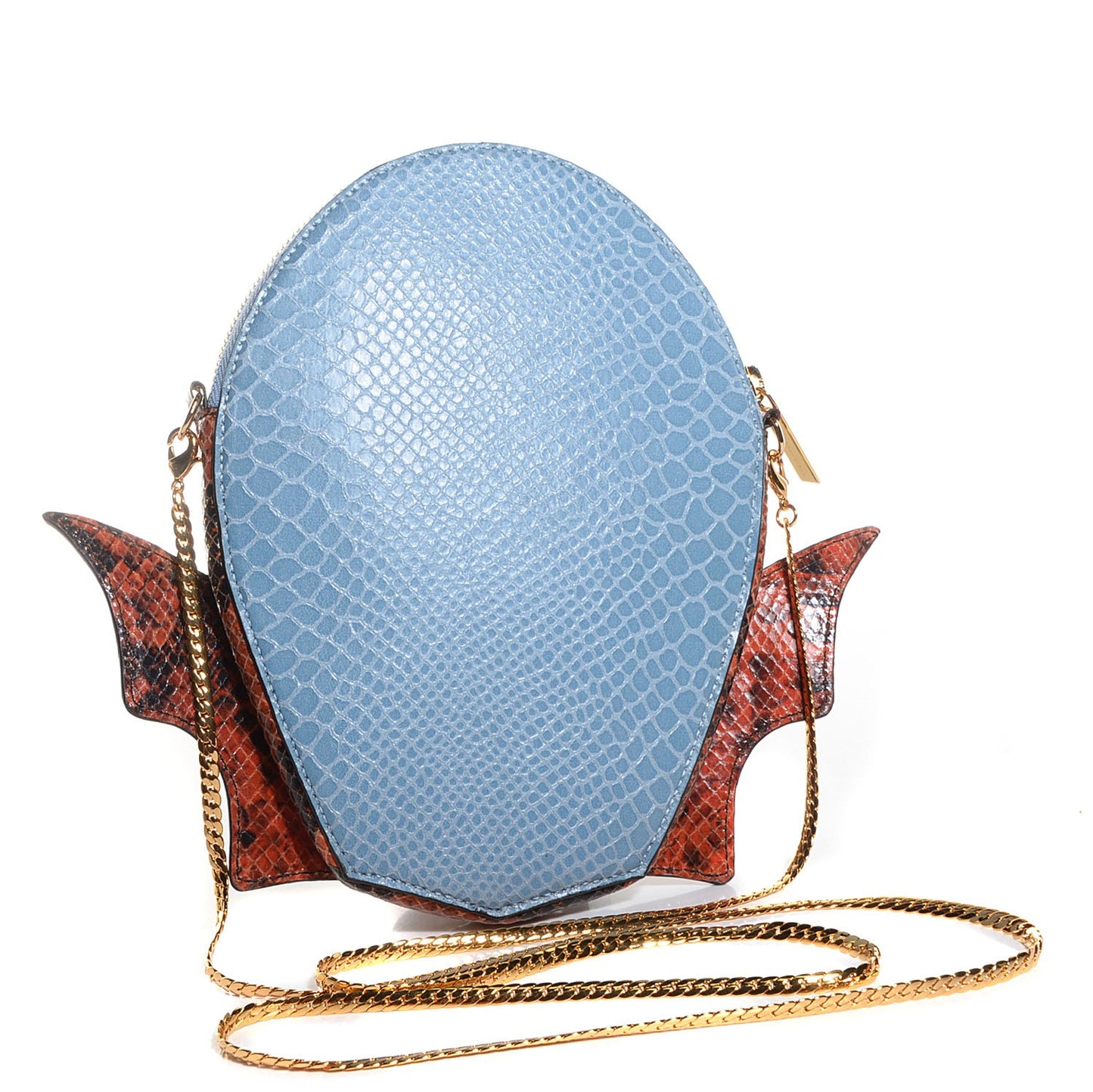 Faux Leather Superstellaheroes Crossbody Bag Blue