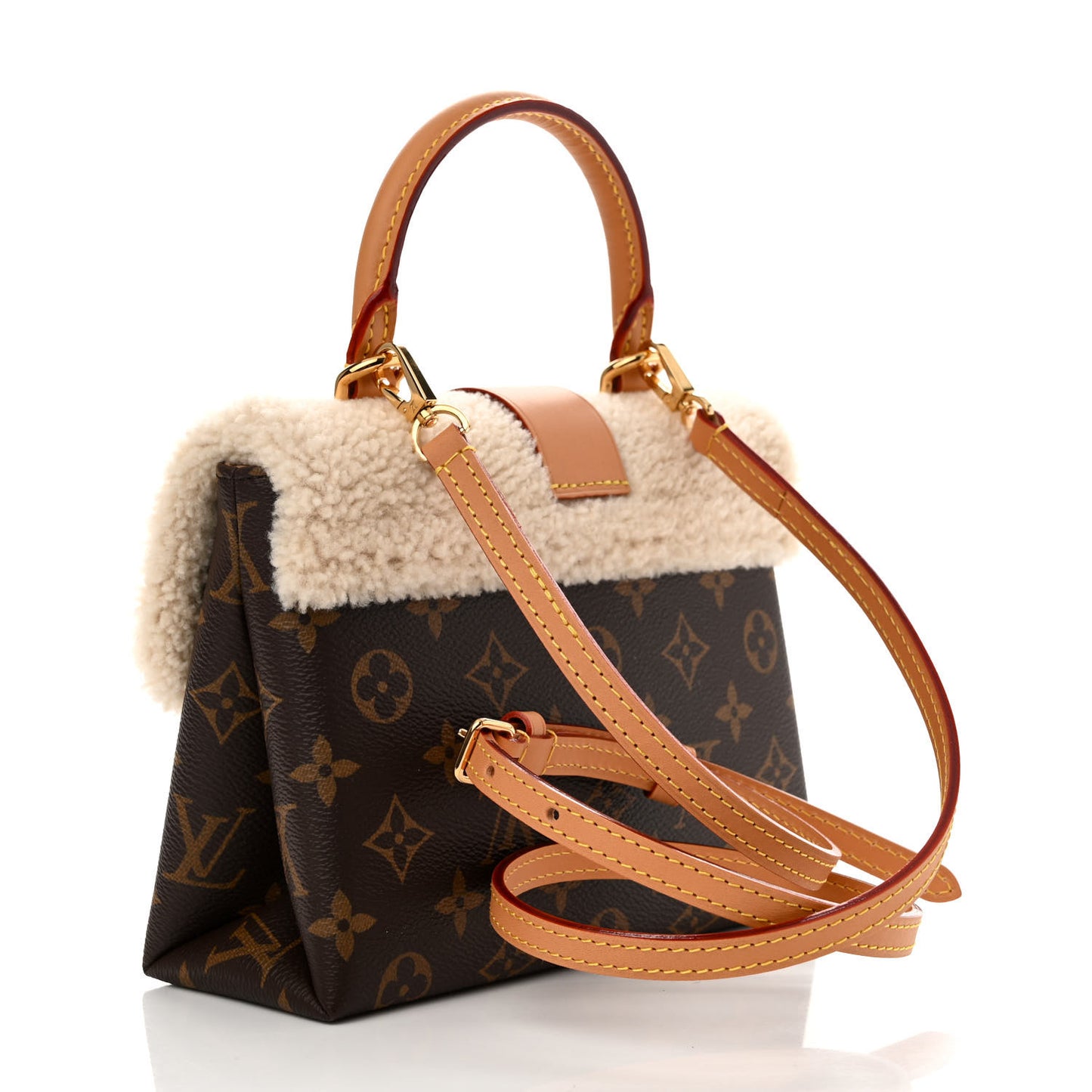 Monogram Shearling Cozygram Locky BB