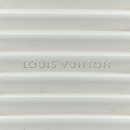 Louis Vuitton Denim Monogram Debossed Time Out Sneakers 37.5 Blue 6 of 9