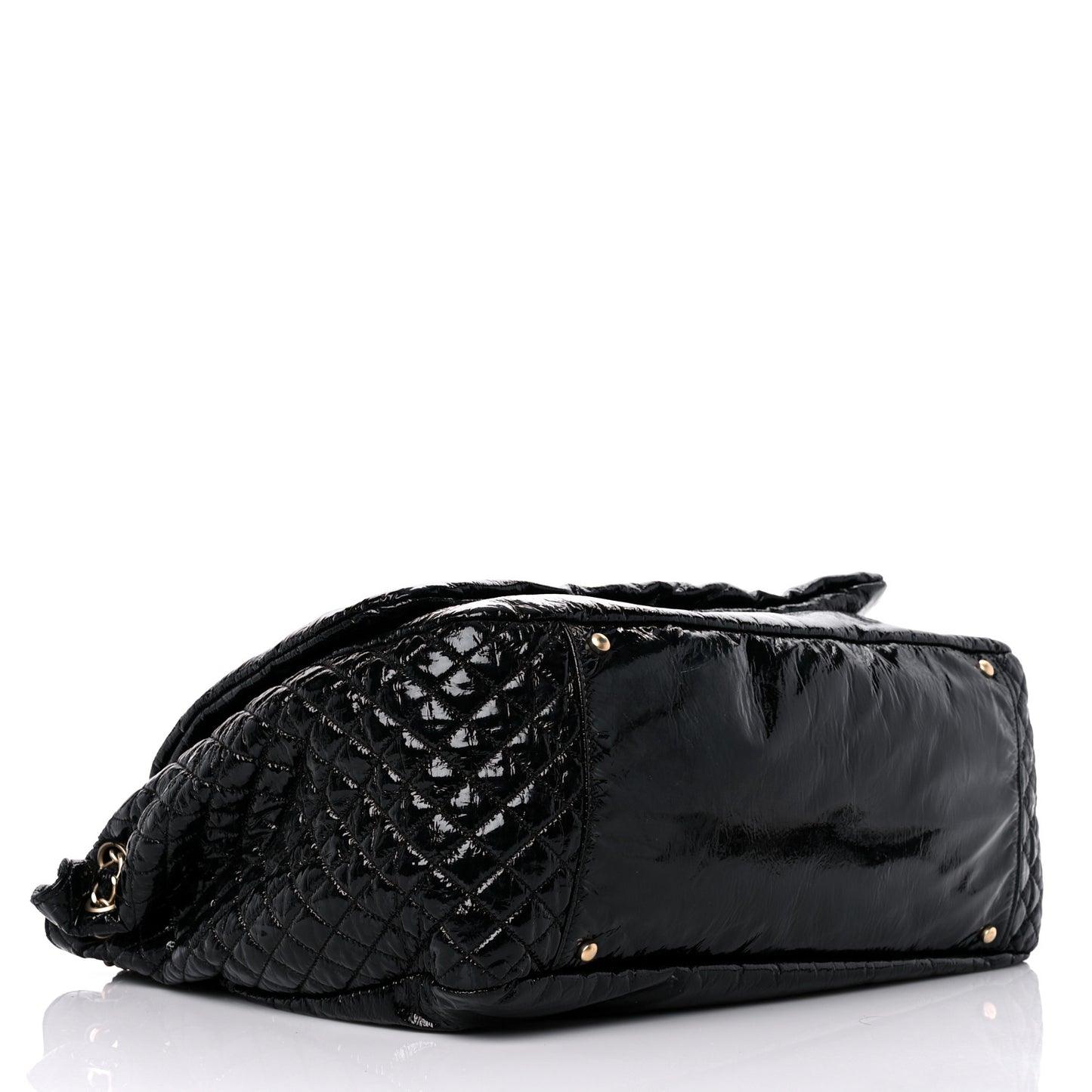 Vinyl XL Rock and Chain Flap Black