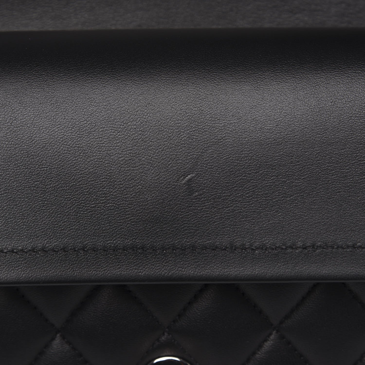 Chanel Lambskin Quilted Medium Double Flap Black 11 of 12