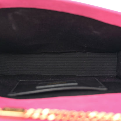 Saint Laurent Suede Medium Monogram Kate Tassel Shoulder Bag Lipstick Fuchsia 5 of 13
