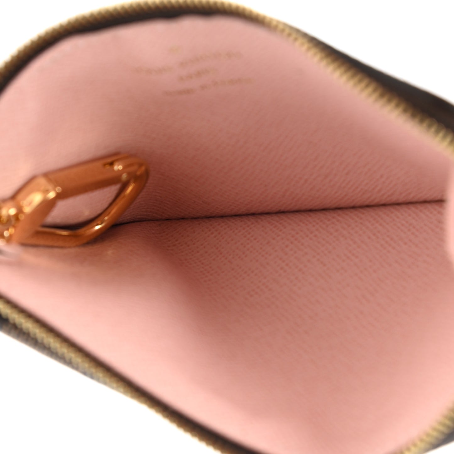 Damier Ebene Recto Verso Card Holder Rose Ballerine