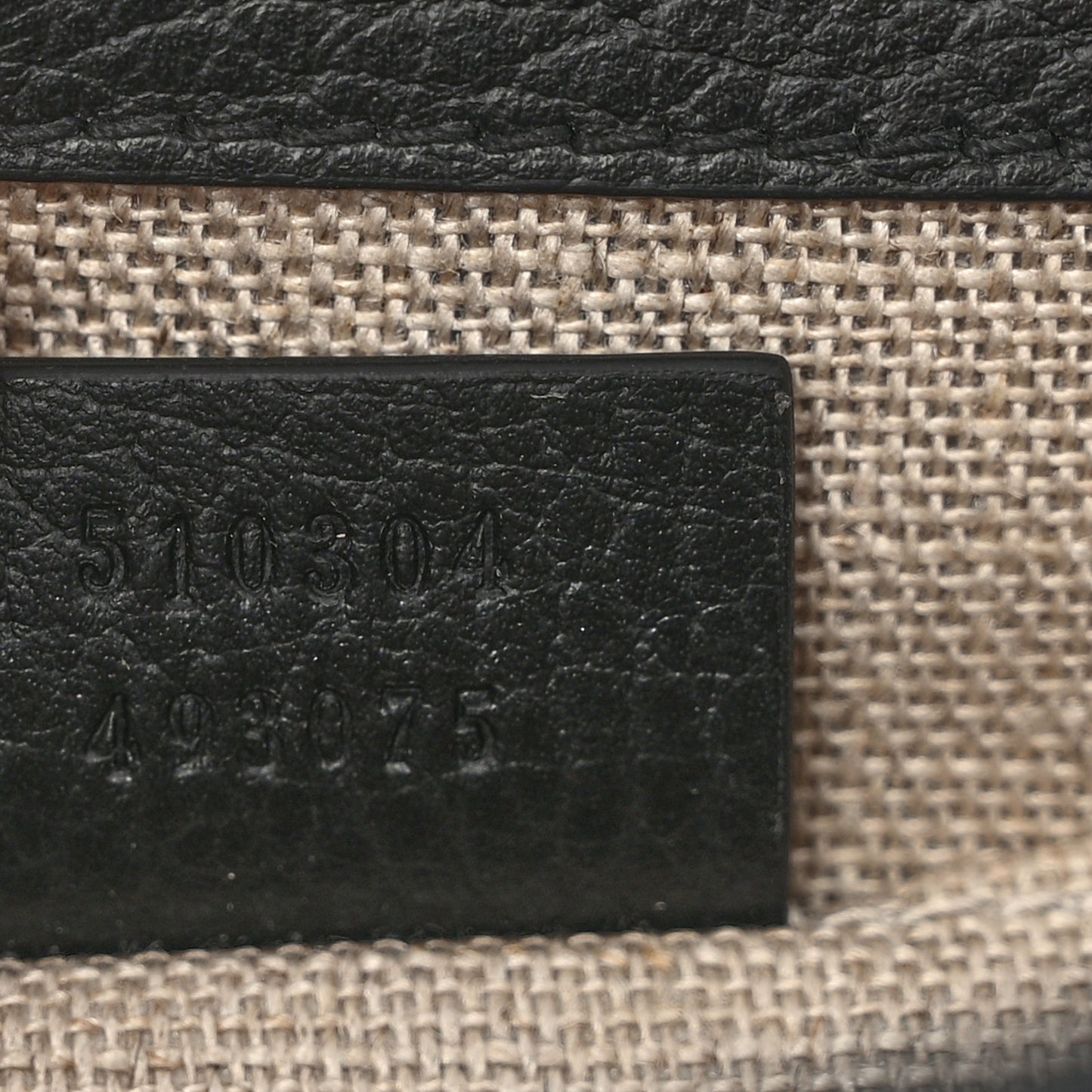 Dollar Calfskin Small Interlocking G Shoulder Bag Black