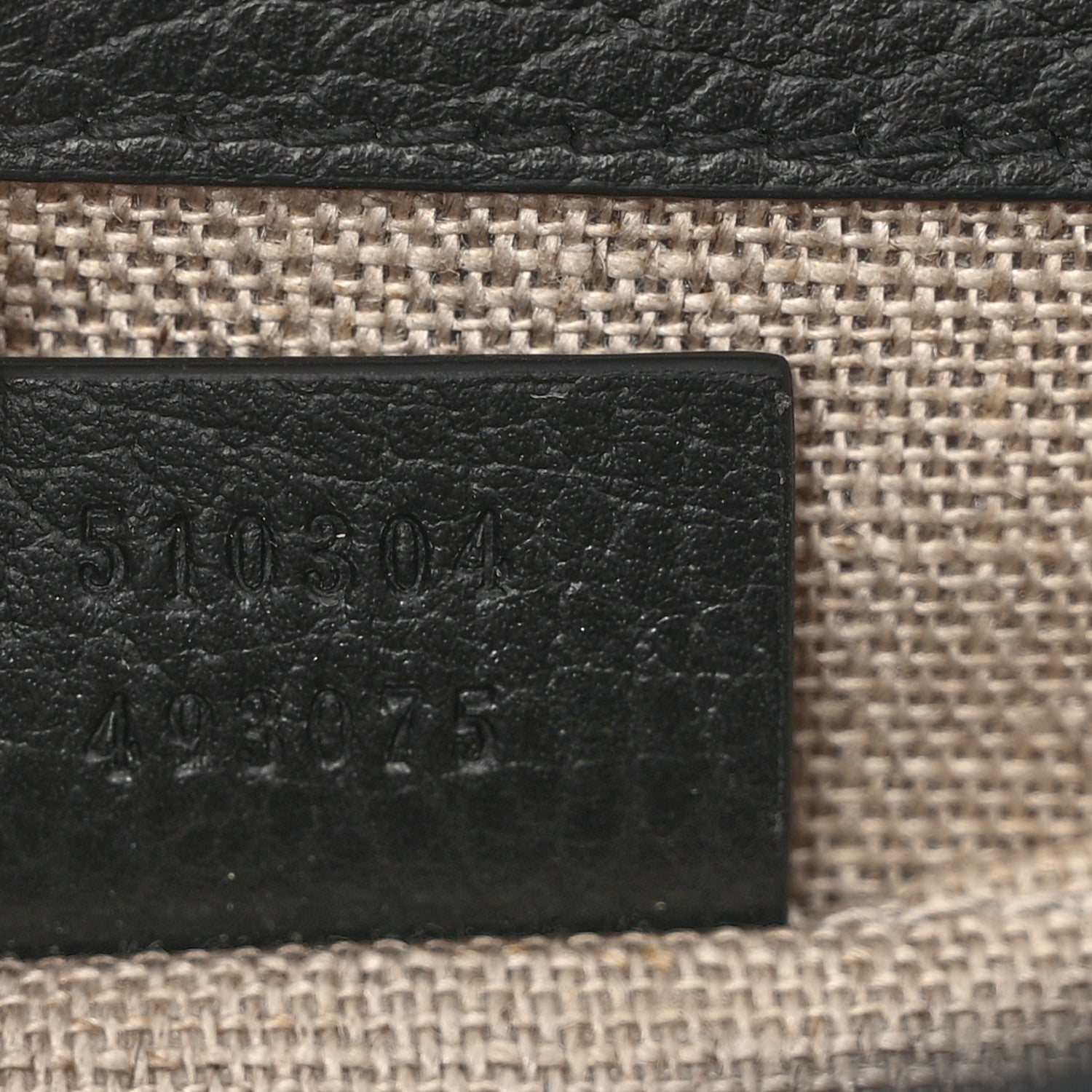 Gucci Dollar Calfskin Small Interlocking G Shoulder Bag Black 7 of 11