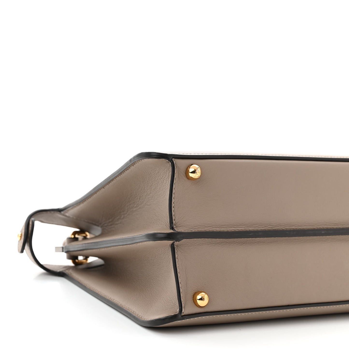 Vitello Seta Chenille FF Medium Peekaboo I SEE U Satchel Tortora Nuvola