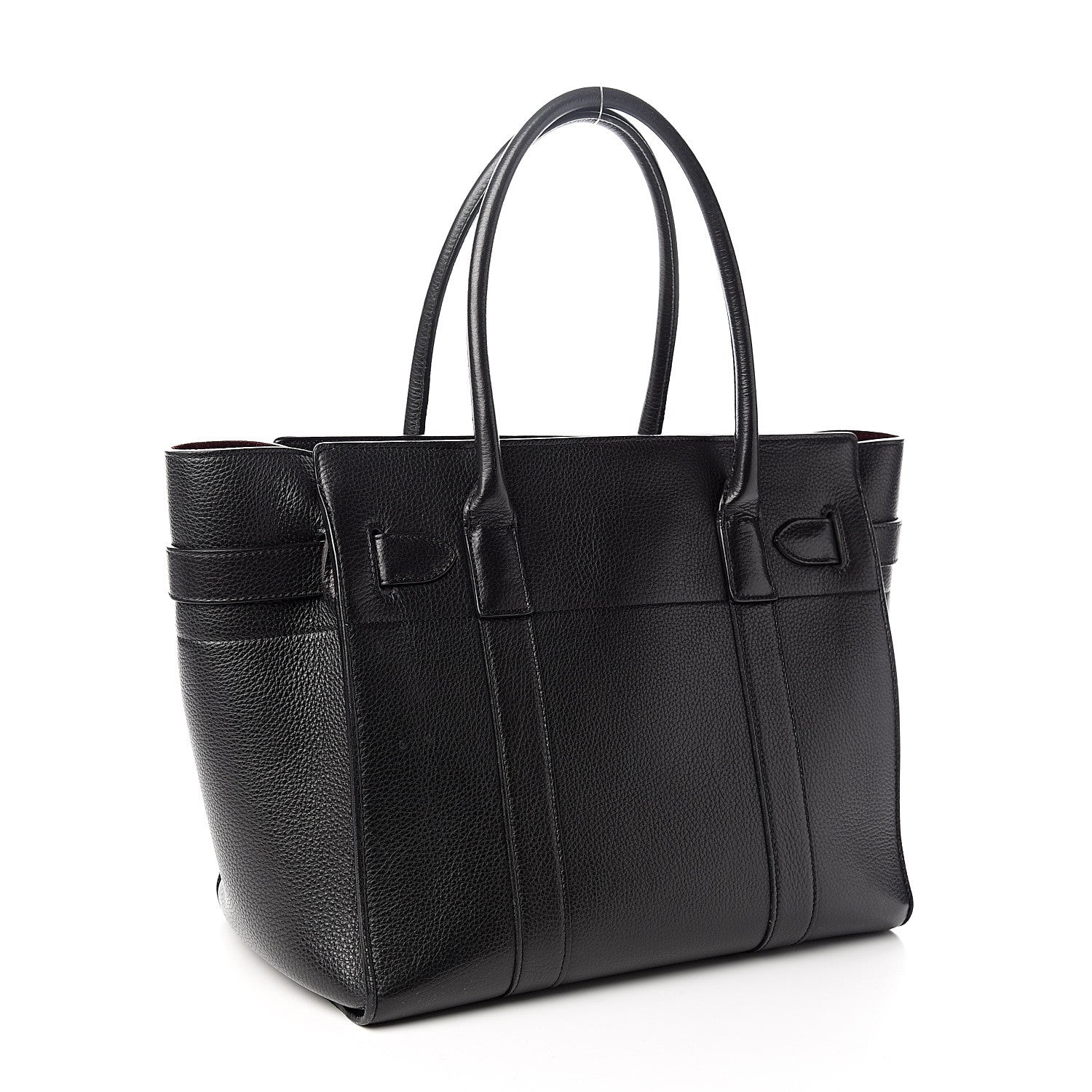 Mulberry Classic Grain Bayswater Zip Tote Black 2 of 10