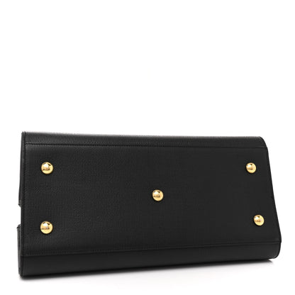 Saint Laurent Textured Calfskin Small Classic Y Cabas Black 4 of 14