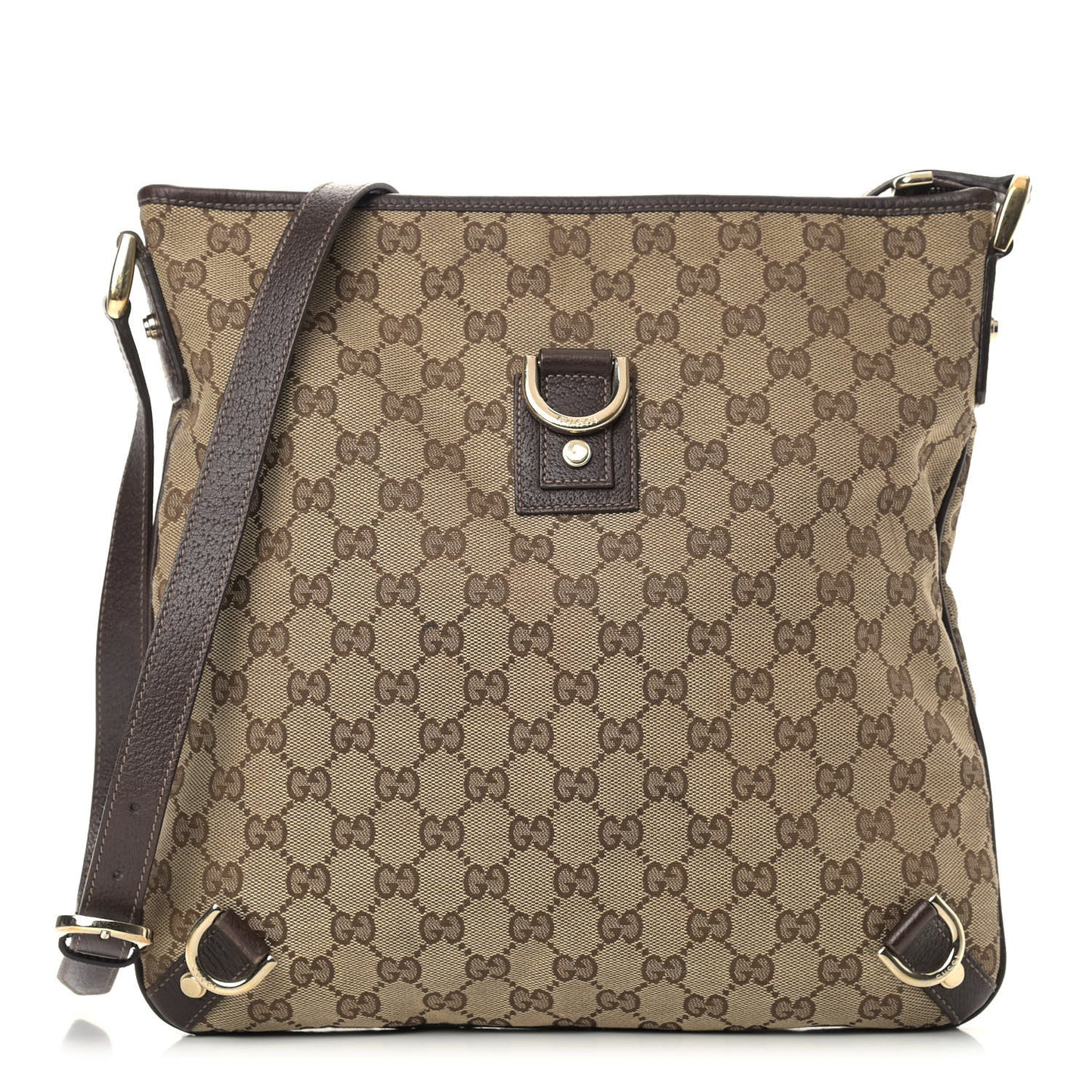 Monogram Abbey Messenger Bag Dark Brown